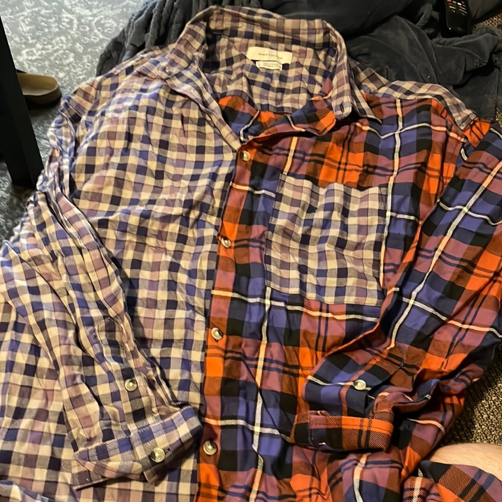 Split flannel Urban Outfitters